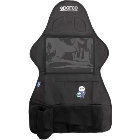 Sparco Autostoel Organizer met tablet vak of TV Scherm - Zwart