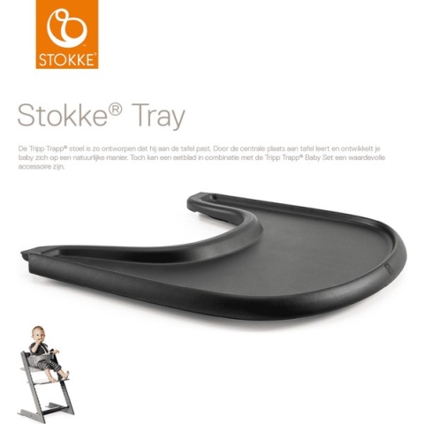 Stokke® Tray Black Voor De Tripp Trapp Kinderstoel