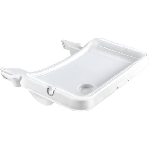 Hauck Alpha Tray, 3 in 1 tafelbladset voor houten kinderstoelen van Hauck, white