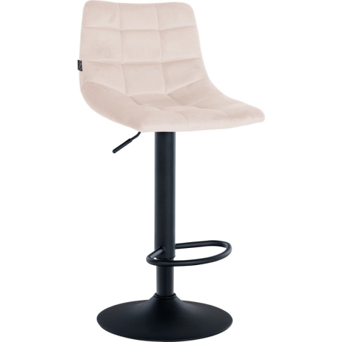 CLP Jerry Barkruk - Zonder armleuning - Met rugleuning - Verstelbaar - Fluweel - Velvet - beige zwart