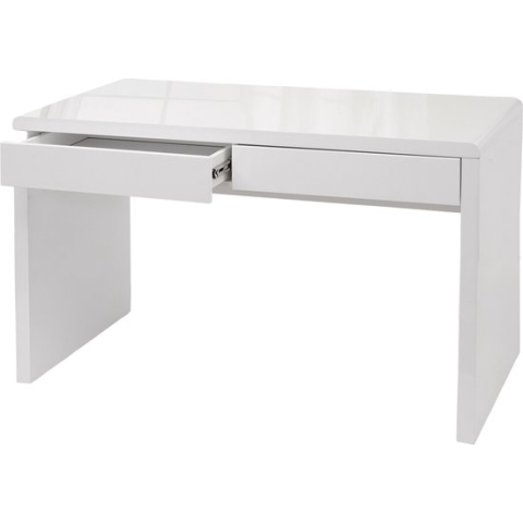 Toilettafel MCW-G51, Toilettafel Cosmeticatafel, Hoogglans Wit ~ 120x60cm