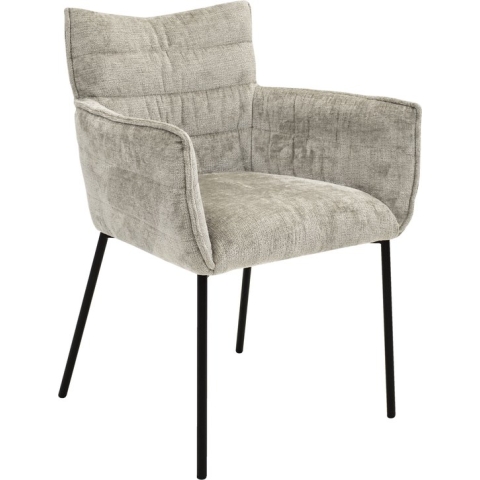 Kick eetkamerstoel Goos - Grijs/Beige