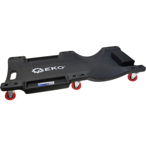 Monteursbed - Zwart - 6 zwenkwielen - 150KG - Rolbed - GEKO