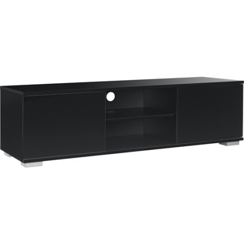 TV meubel Seattle tv kast MDF 34,5x120x40 zwart hoogglans
