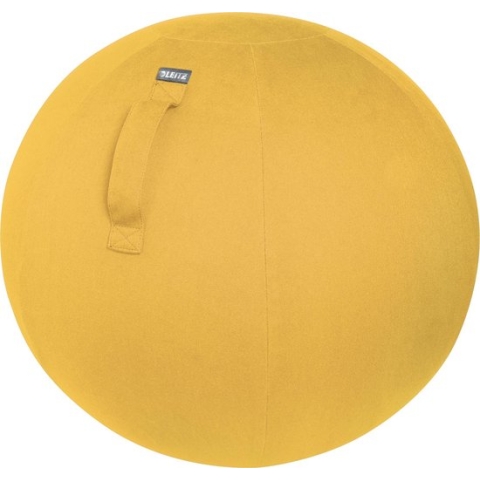 Leitz Ergo Cosy Actieve Ergonomische Zitbal -  Inclusief Handpomp -  Ideaal voor Thuiskantoor - Warm Geel