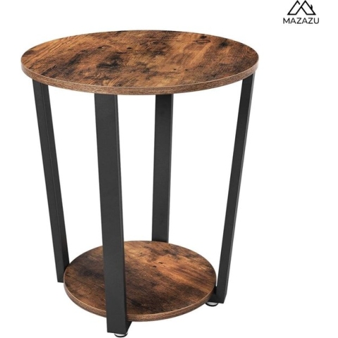 MIRA Home - Tafel - Bijzettafel - Salontafel - Woonkamer - Sidetable - 57x50x50