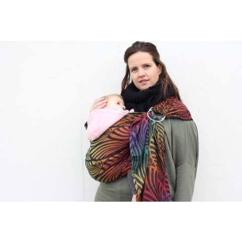 Yaro Dandy Black Autumn Rainbow Ring Sling