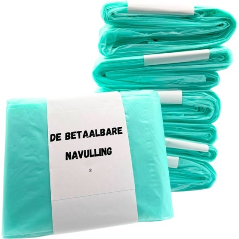 Luieremmer Navulling geschikt voor Korbell - 15/16 Liter - Korbell Navulling - 6 Stuks Korbell Navulling