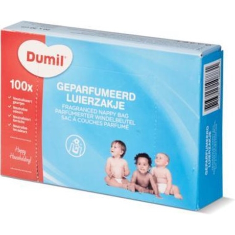Dumil Geparfumeerd Luierzakje - 100 stuks