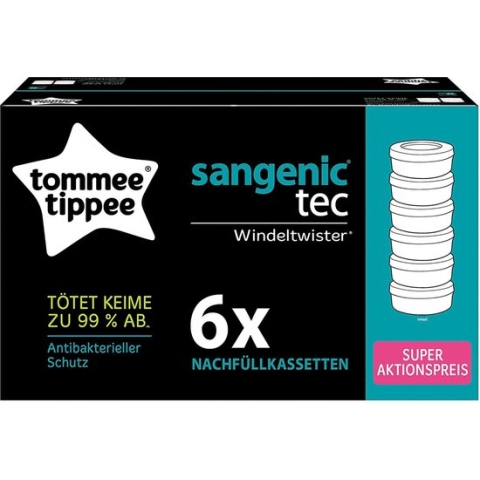 Tommee Tippee Sangenic TEC luieremmer Navulling - 6 stuks