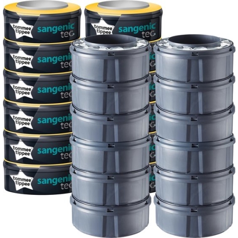 Tommee Tippee Sangenic Tec Luieremmernavulling - 12 stuks