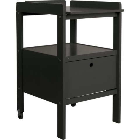 Pericles - Luiertafel met lade Cindy - Zwart