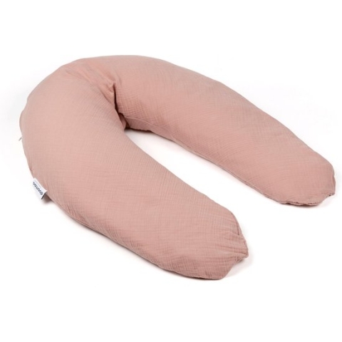 Doomoo Basics Comfy Big - Voedingskussen - Biokatoen - 190cm - Tetra Pink