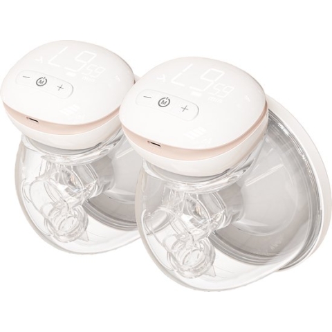 Youha® - The INs NEXT - Dubbele draadloze borstkolven - elektrische draagbare borstkolven - makkelijk kolven - BPA-vrij - handsfree kolven - borstvoeding - dubbele borstkolven - 2x 240ML cups voor Moedermelk - LED scherm - Dubbele kolf - Maat: 24mm