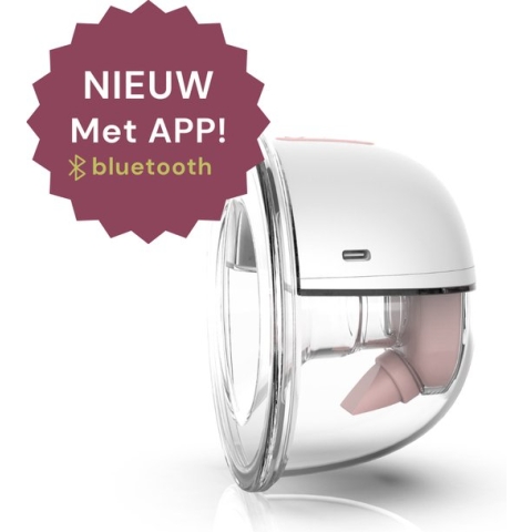 Youha® Enkele Draadloze Borstkolf met APP - Gen 2 - Maat 22mm & 24mm - draagbare borstkolf - draadloze borstkolf - BPA vrij - bedienbaar met APP - handsfree kolven - Modern design