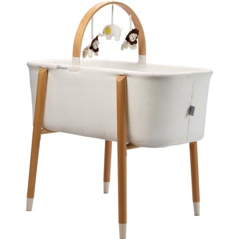 BabyGO Luxe houten wiegje - Sleepgood - Wit