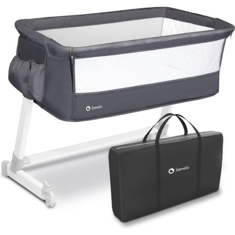 Lionelo Theo - Co-sleeper - Meegroeibed - 5-staps - tot 9kg - 2in1 - Campingbedje