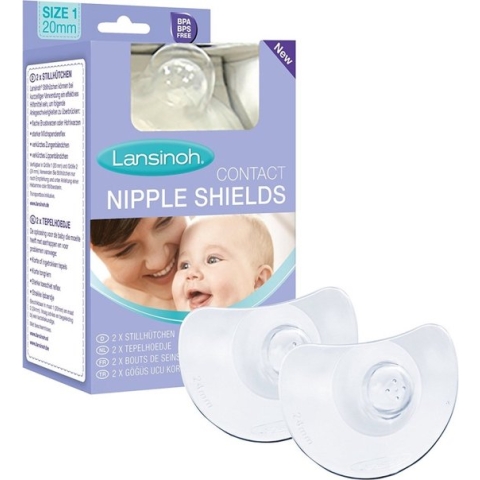 Lansinoh - Tepelbeschermers 2 Stuks - 20mm  - met beschermdoos