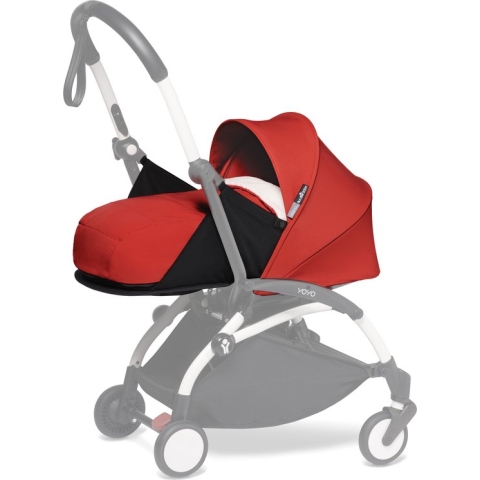 BABYZEN YOYO 0+ Newborn Pack, Red - Dit pakket bevat een matras, zonnekap, hoofdsteun & deken - Vereist een YOYO2-frame (apart verkrijgbaar)