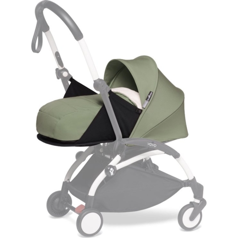 BABYZEN YOYO 0+ Newborn Pack, Olive - Dit pakket bevat een matras, zonnekap, hoofdsteun & deken - Vereist een YOYO2-frame (apart verkrijgbaar)