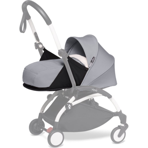 BABYZEN YOYO 0+ Newborn Pack, Stone - Dit pakket bevat een matras, zonnekap, hoofdsteun & deken - Vereist een YOYO2-frame (apart verkrijgbaar)
