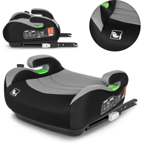 Lionelo Luuk FIX - Zitverhoger - ISOFIX - i-Size - Autostoel Booster - 22-36kg, 125-150 cm