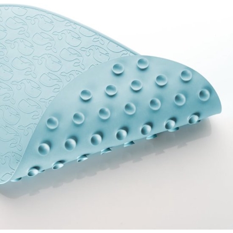 Reer - Anti-slip badmat - Natuurlijk rubber - blauw - 42x25 cm
