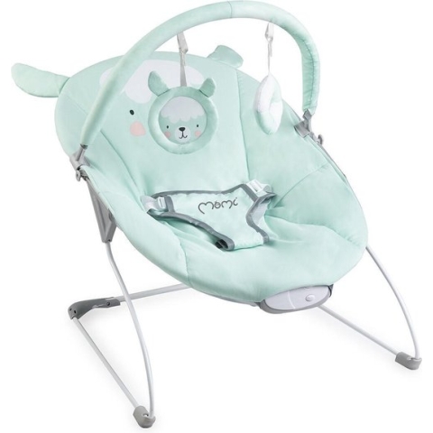 MoMi GLOSSY - automatisch wipstoeltje, met muziek - Lama