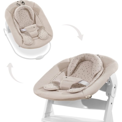 Hauck Alpha Bouncer 2 in 1 set voor pasgeboren baby's, leuk wipstoeltje vanaf de geboorte, Winnie the Pooh Beige