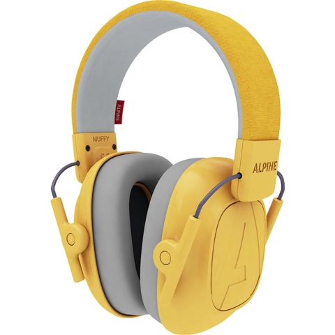 Alpine Muffy Kids – Kleurrijke oorkappen voor kinderen handig voor in de klas of bij luidruchtige events – Premium gehoorbescherming - Geel – Demping 25 dB