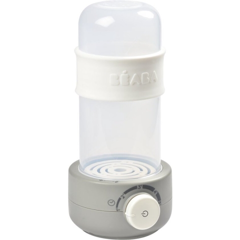 Béaba Baby Milk Second Flesverwarmer op stoom Grey