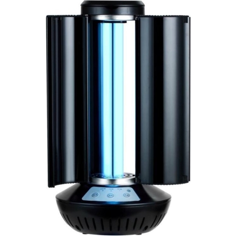 Uv lamp-Desinfectie lamp-Uv sterilisator-Uvc ontsmetting-staand model- Zwart