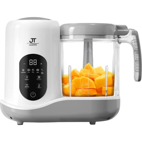 JT Products Baby Blender En Stomer - Baby Foodprocessor – Babycook – Baby Cooker - Babyvoedingmaker – Baby Food Maker – Baby Food Steamer – Baby Stoomkoker – Stomen, Blenden, Ontdooien, Opwarmen, Steriliseren