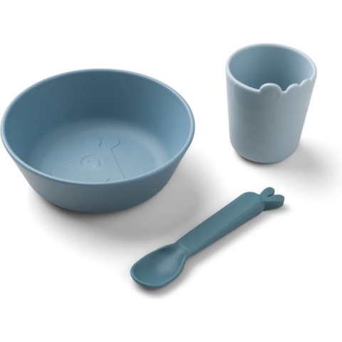 Done By Deer Kiddish First Meal Set Blue