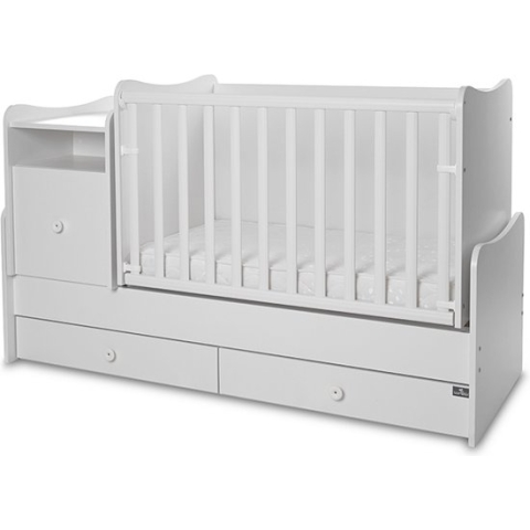 Trend Plus Lorelli combi ledikant 5 in 1 met schommel funtie  white