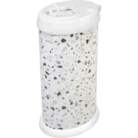 Ubbi - Luieremmer - Metaal - Geurloos - Geen navulcassettes nodig - Terrazzo - Multi Colour