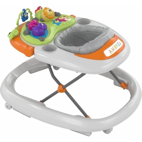 Chicco WALKY TALKY LOOPSTOEL - GRIJS/ORANGE