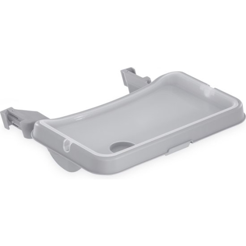 Hauck Alpha Tray, 3 in 1 tafelbladset voor houten kinderstoelen van Hauck, Grijs