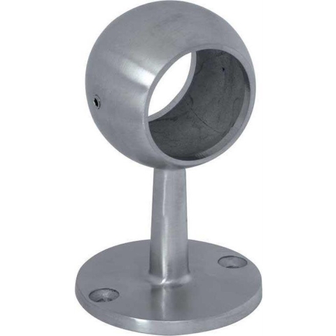 Middensteun Bol 38,1mm rvs mat