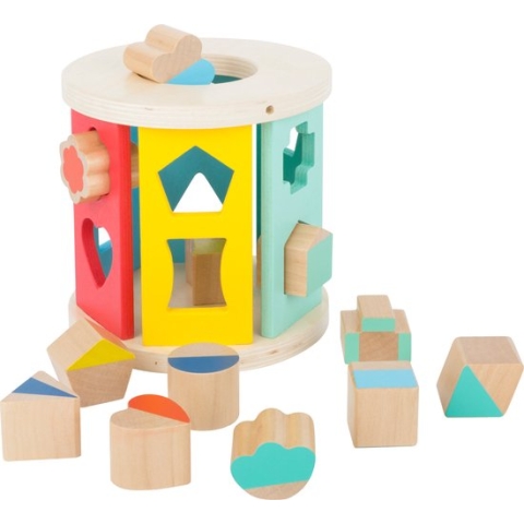 small foot - Wooden Rolling Shape-sorting Cube