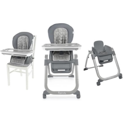 INGENUITY - 4 IN 1 KINDERSTOEL MET UITKLAPBLAAR BLAD