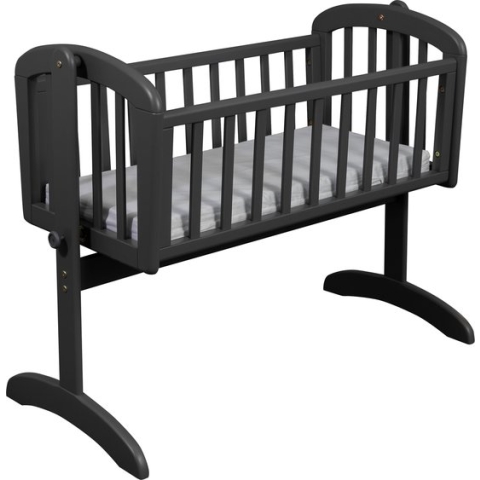Troll Nursery - Schommelwieg Lux 40x90cm - Seal Grey