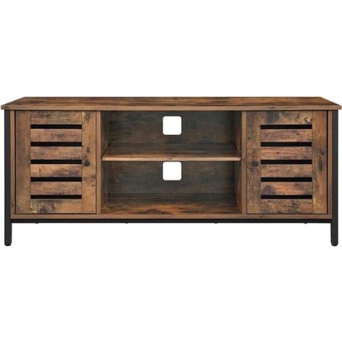 Nancy's Jefferson Tv Meubel - Tv-kast - Tv Lowboard - Tv-tafel - Tv Meubels - Vintage - Bruin - Metaal - 110 x 40 x 50