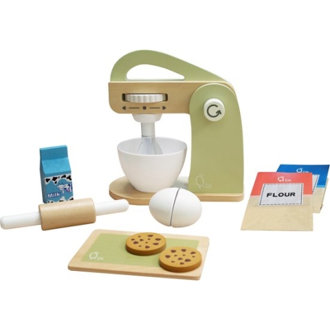 Teamson Kids Houten Speelkeuken Accessories - Menger - 10 Stuks - Kinderspeelgoed - Groen