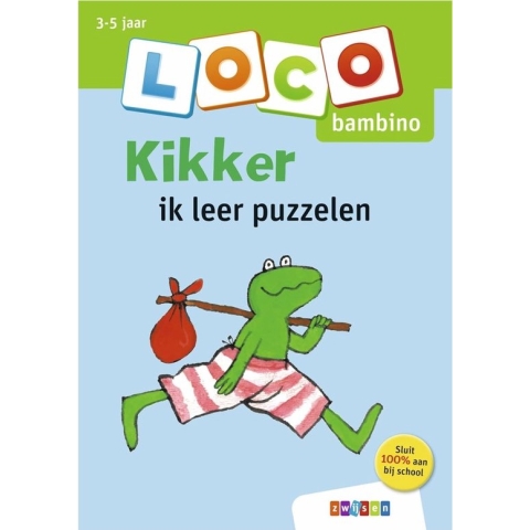Loco Bambino - Kikker ik leer puzzelen 3-5 jaar