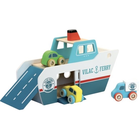 Ferry boot Vilacity blauw - Houten Boot