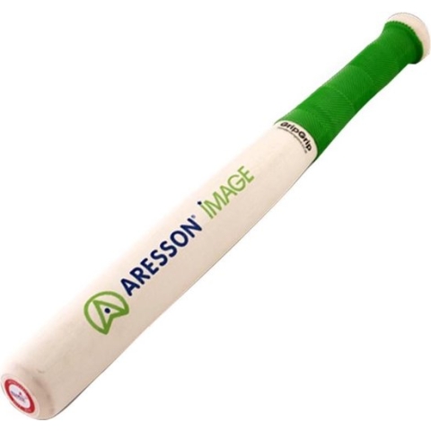 Aresson Rounders Knuppel Image 45 Cm Hout/rubber Blank/groen