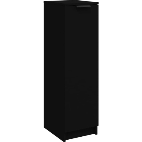 vidaXL-Schoenenkast-30x35x100-cm-bewerkt-hout-zwart