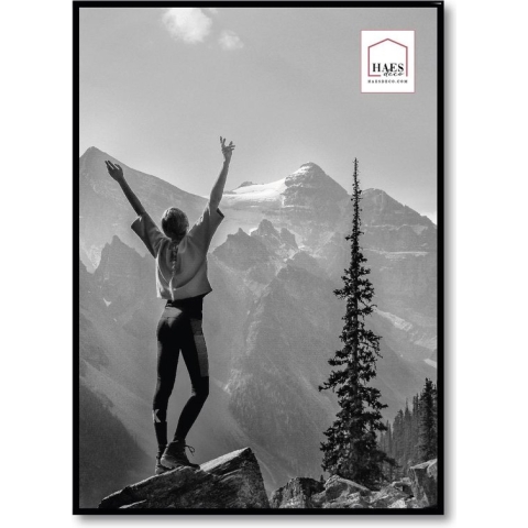 ZEP - Kunststof Fotolijst "New Easy" Zwart voor formaat 50x70 - KB8PS