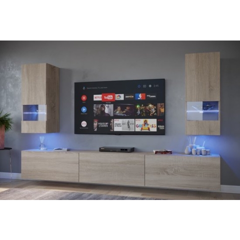 Tv Meubel Next AN 1 - AN21-18S-M3-1C - Led - Sonoma - 273 cm